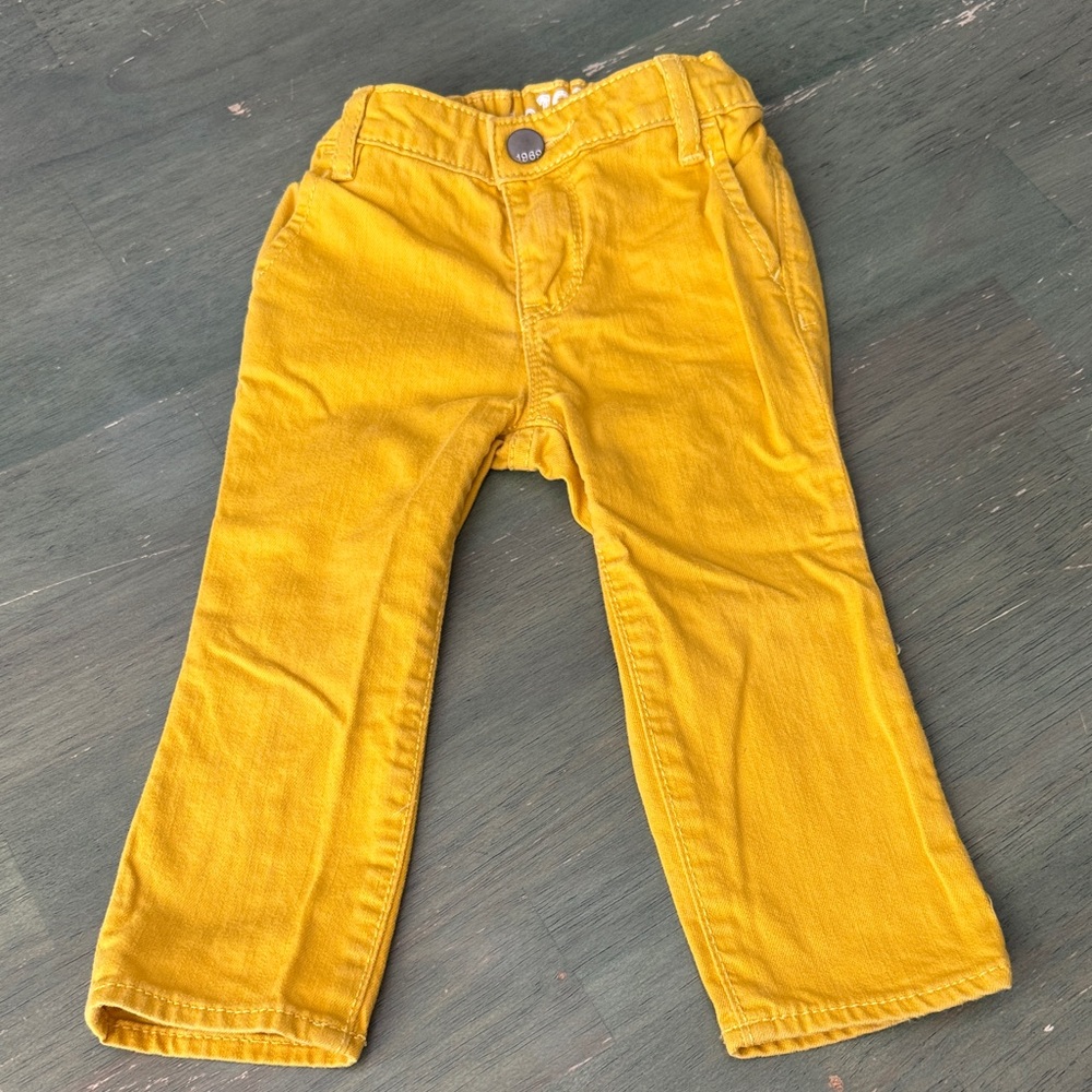 Baby Gap Mustard Yellow Pants